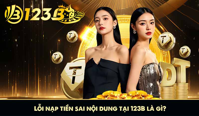 Lỗi nạp tiền sai nội dung tại 123B là gì?