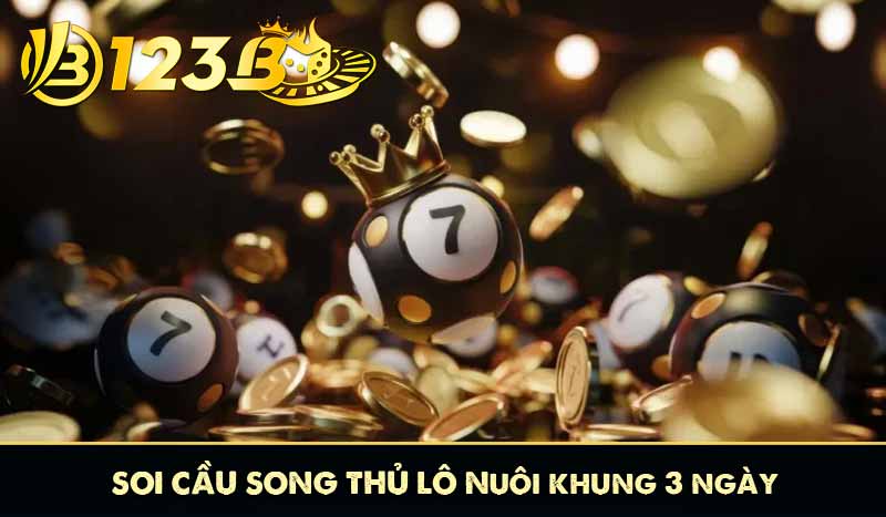Soi cầu song thủ lô nuôi khung 3 ngày